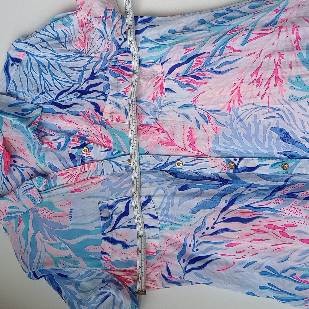 Lilly Pulitzer Natalie Printed Swim Cover Up Small - Picture 8 of 10